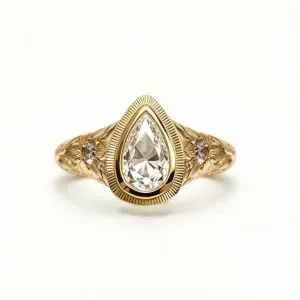 S925 Sterling Silver Moissanite Wedding Ring